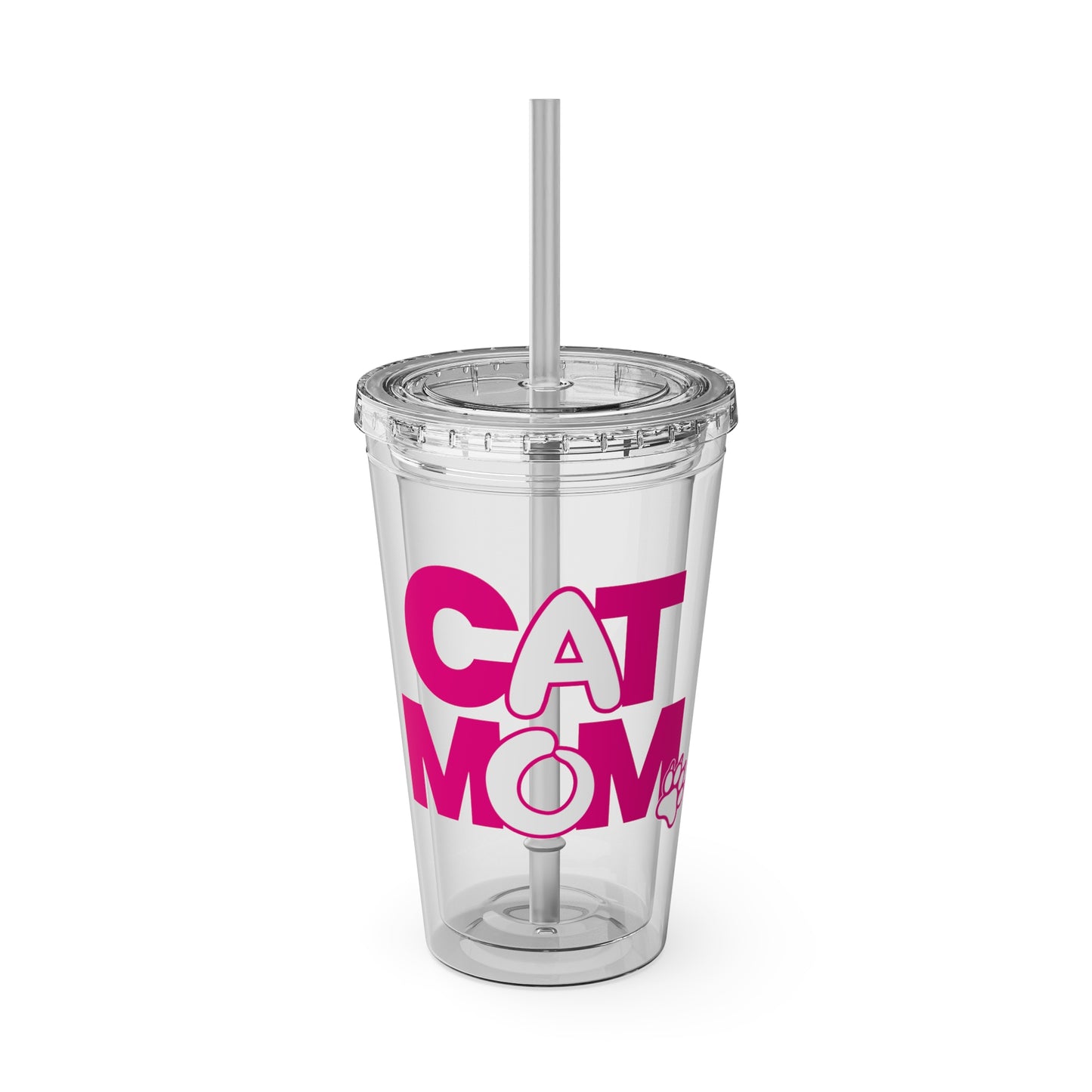 Cat mom pink Insulated Cup