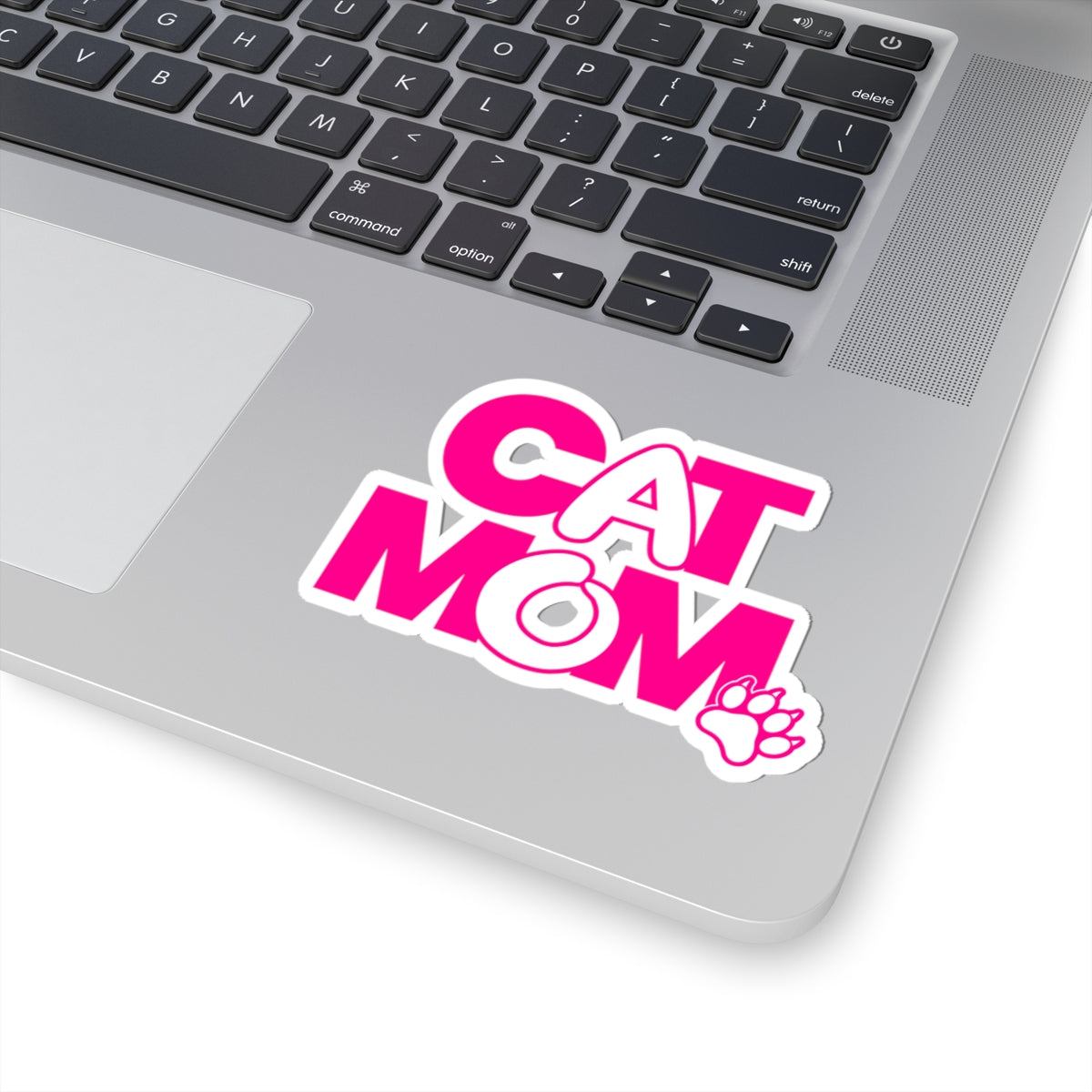 Cat mom pink  Sticker