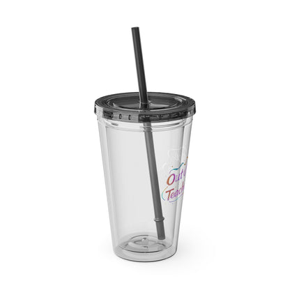 Out of office teacher edition Clear Insulated Cup