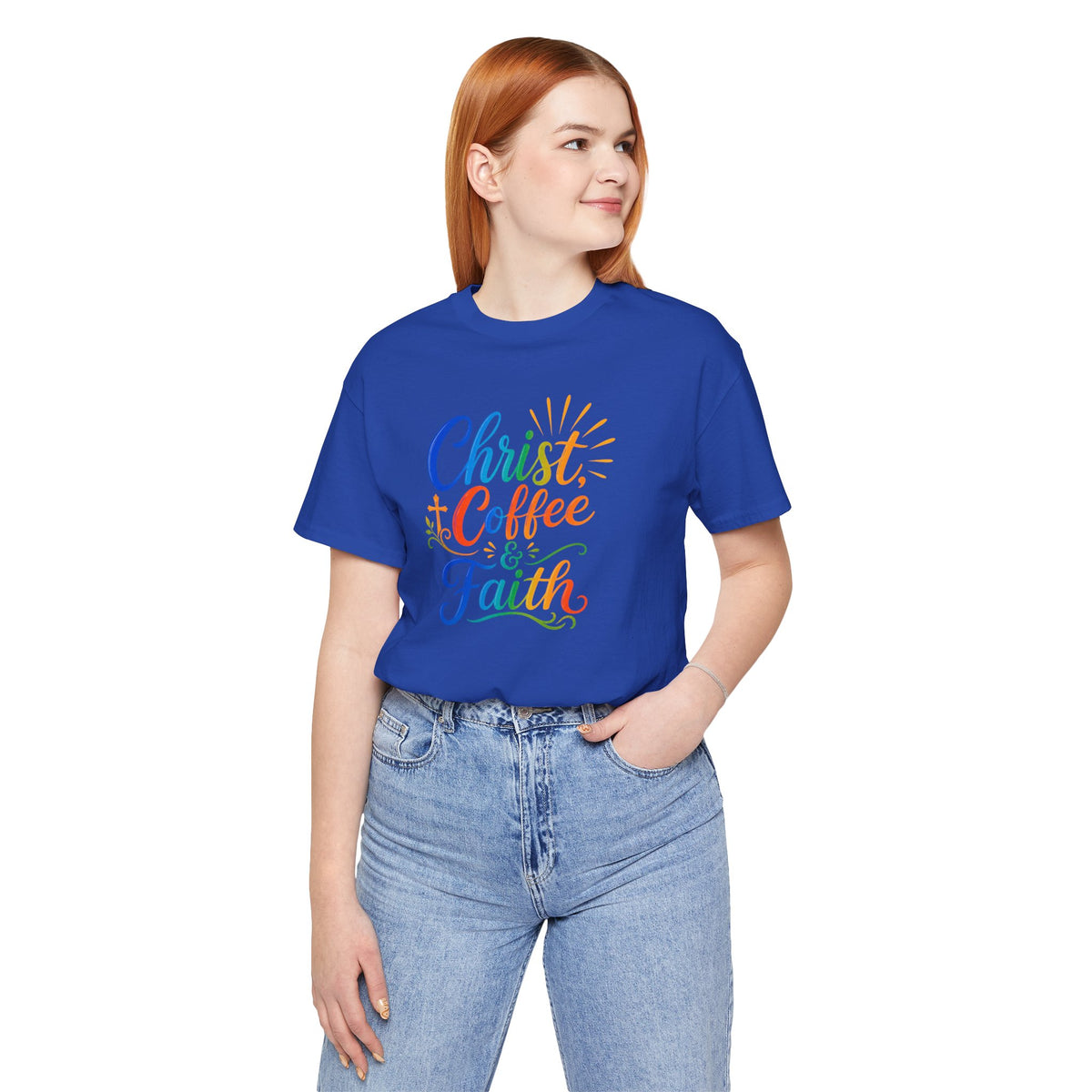 Christ, coffee and faith T-shirt