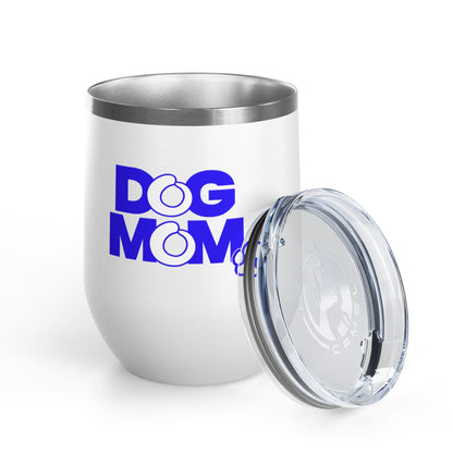 Dog mom blue Tumbler