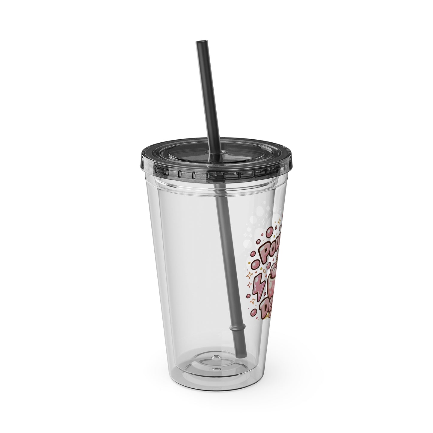 Pour decisions Clear Insulated Cup