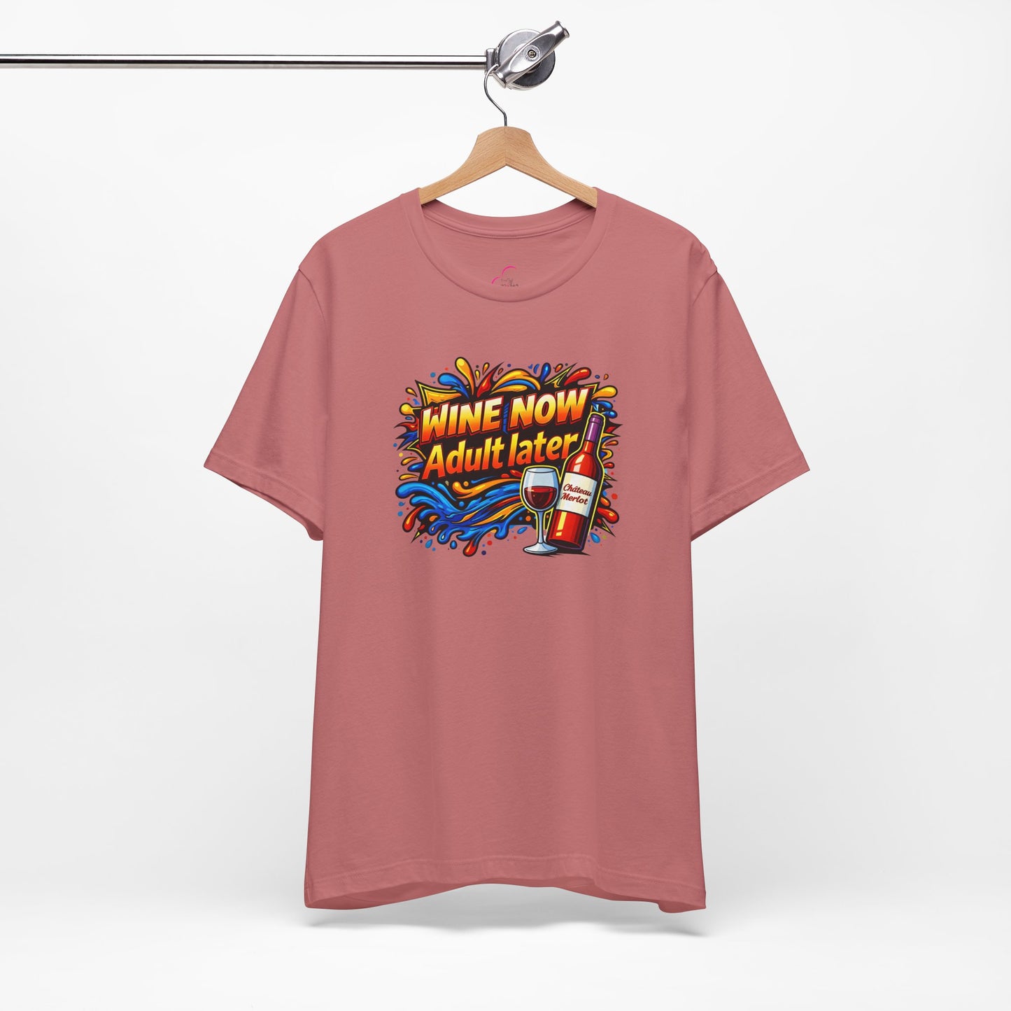 WINE NOW Adult later T-shirt