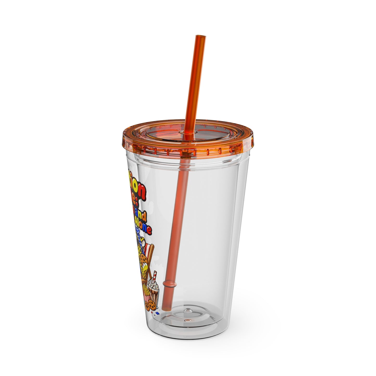 Vacation mode feed me and leave me alone Clear Insulated Cup