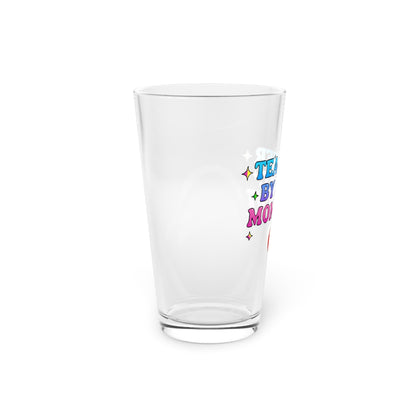 Teacher by day mom 24/7 Beer Glass