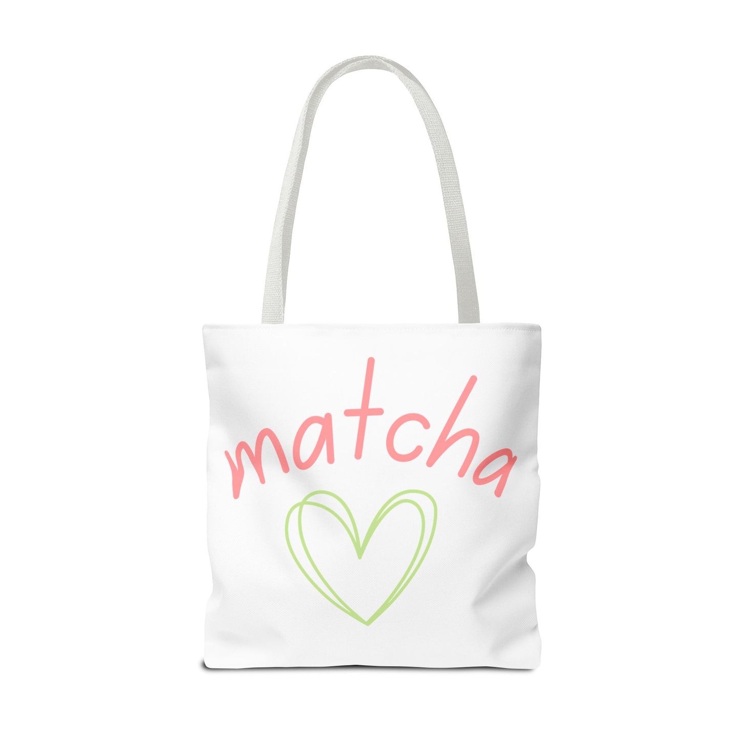 Matcha Heart Tote Bag