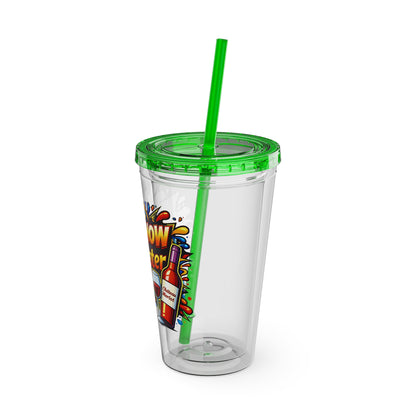 WINE NOW Adult later Clear Insulated Cup