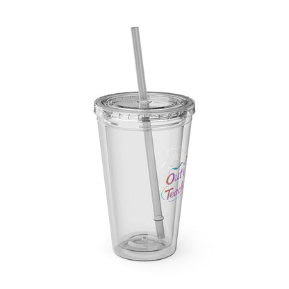 Out of office teacher edition Clear Insulated Cup