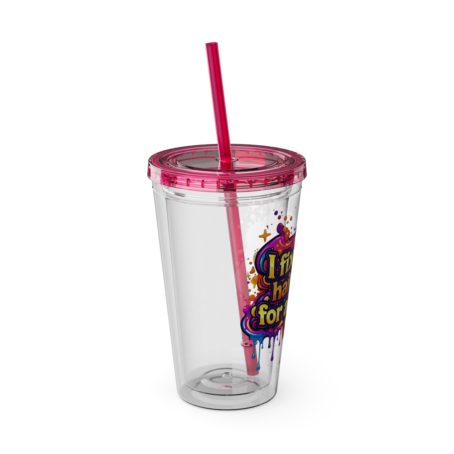 I fix bad hair days for a living Clear Insulated Cup