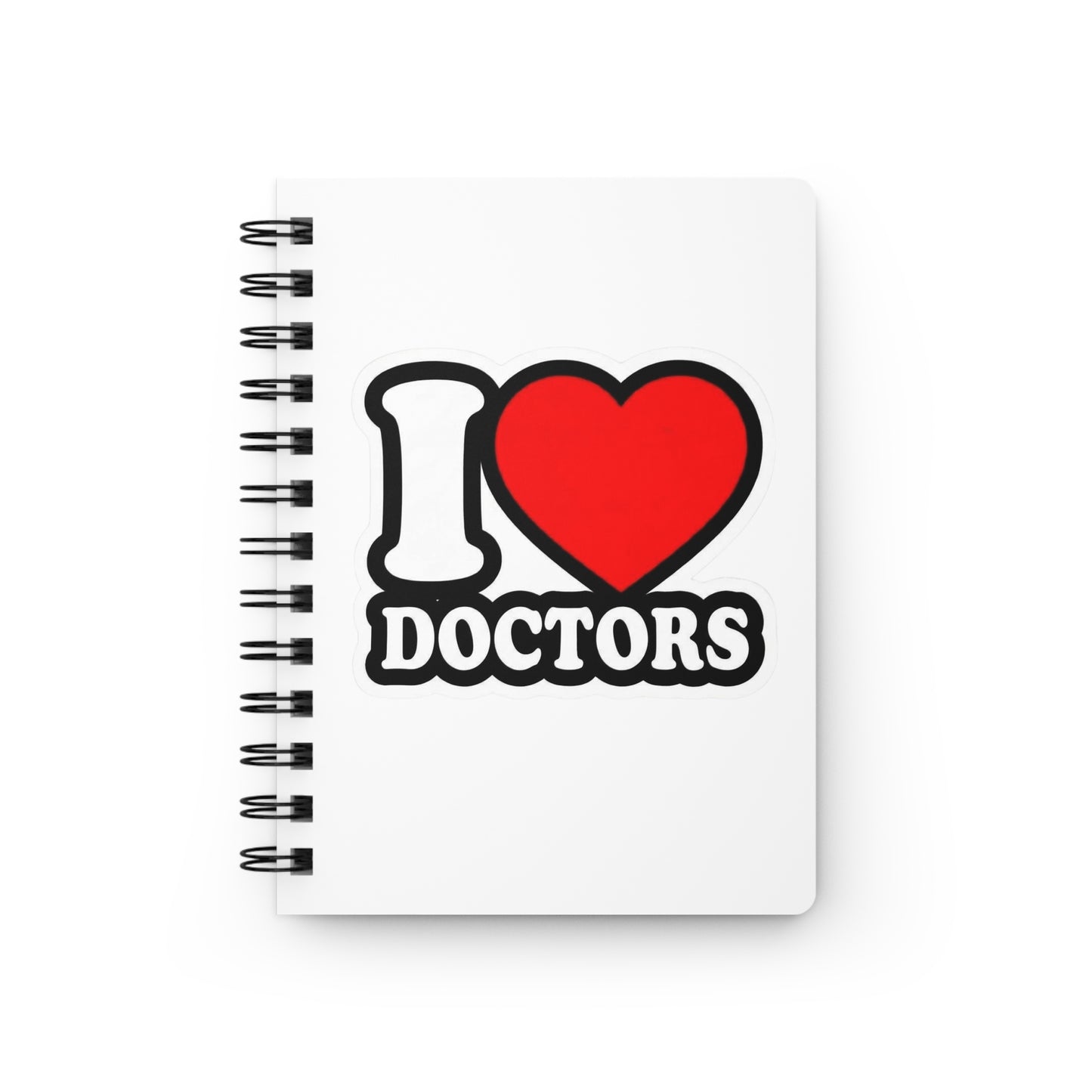 I love doctors faux sticker Journal