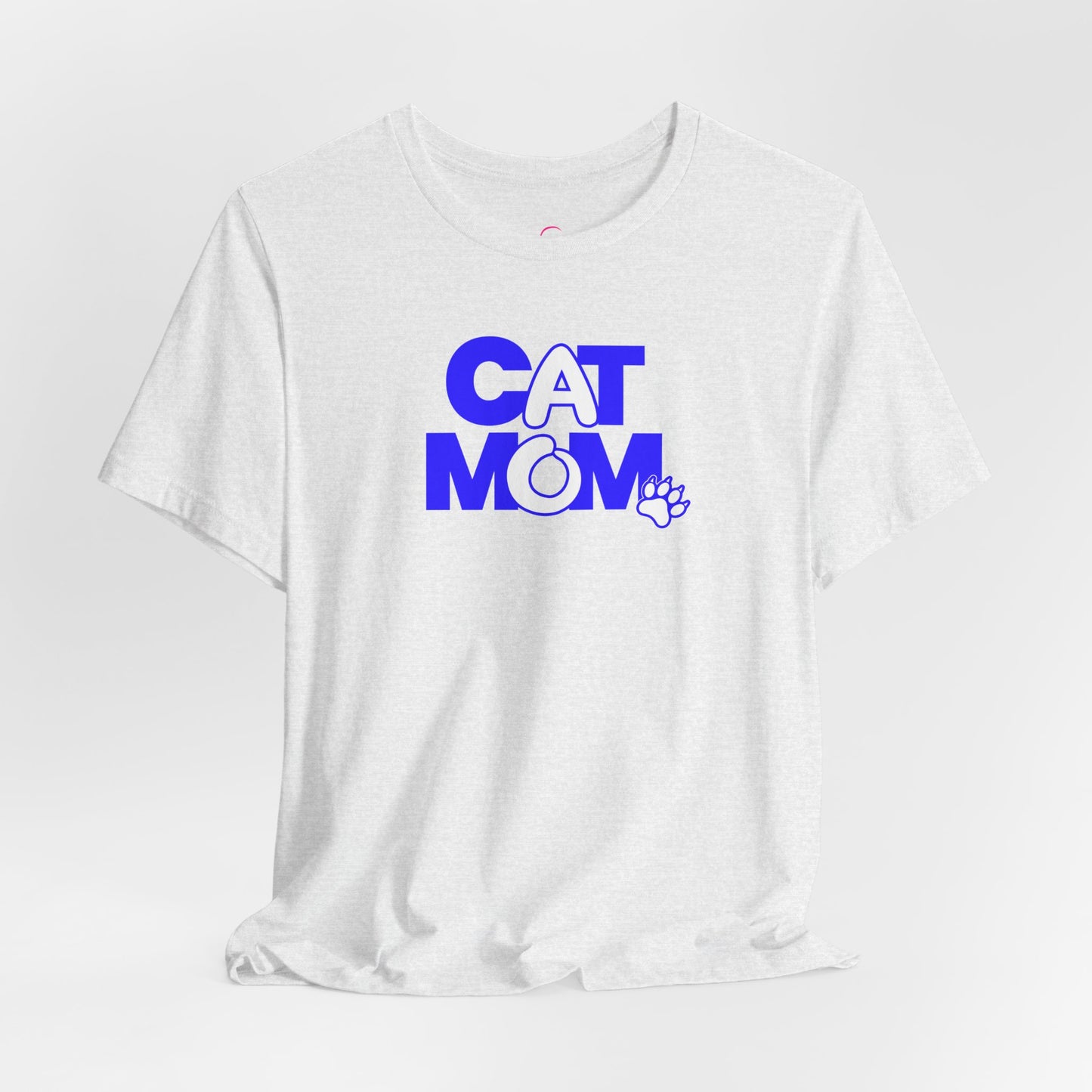 Cat mom blue T-shirt