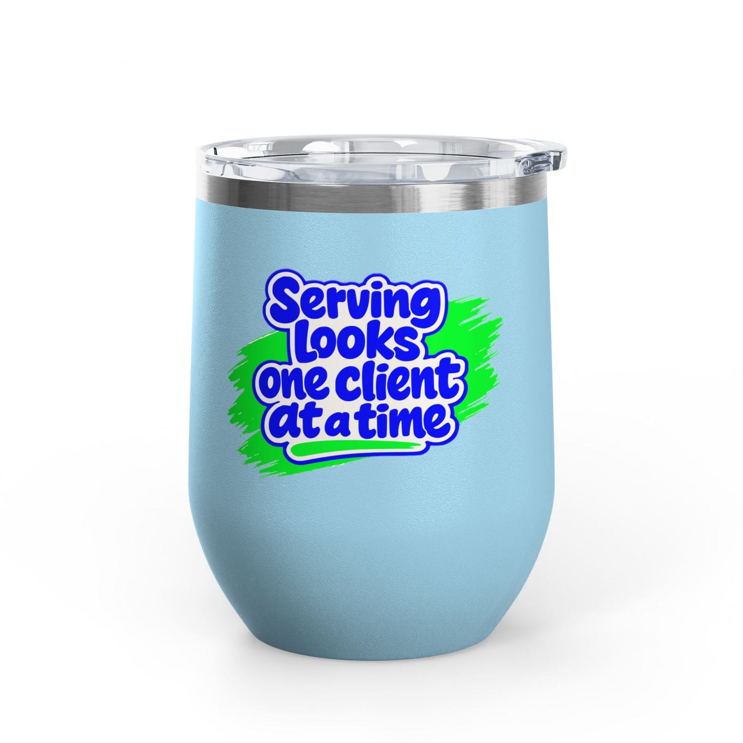 Serving looks one client at a time Tumbler