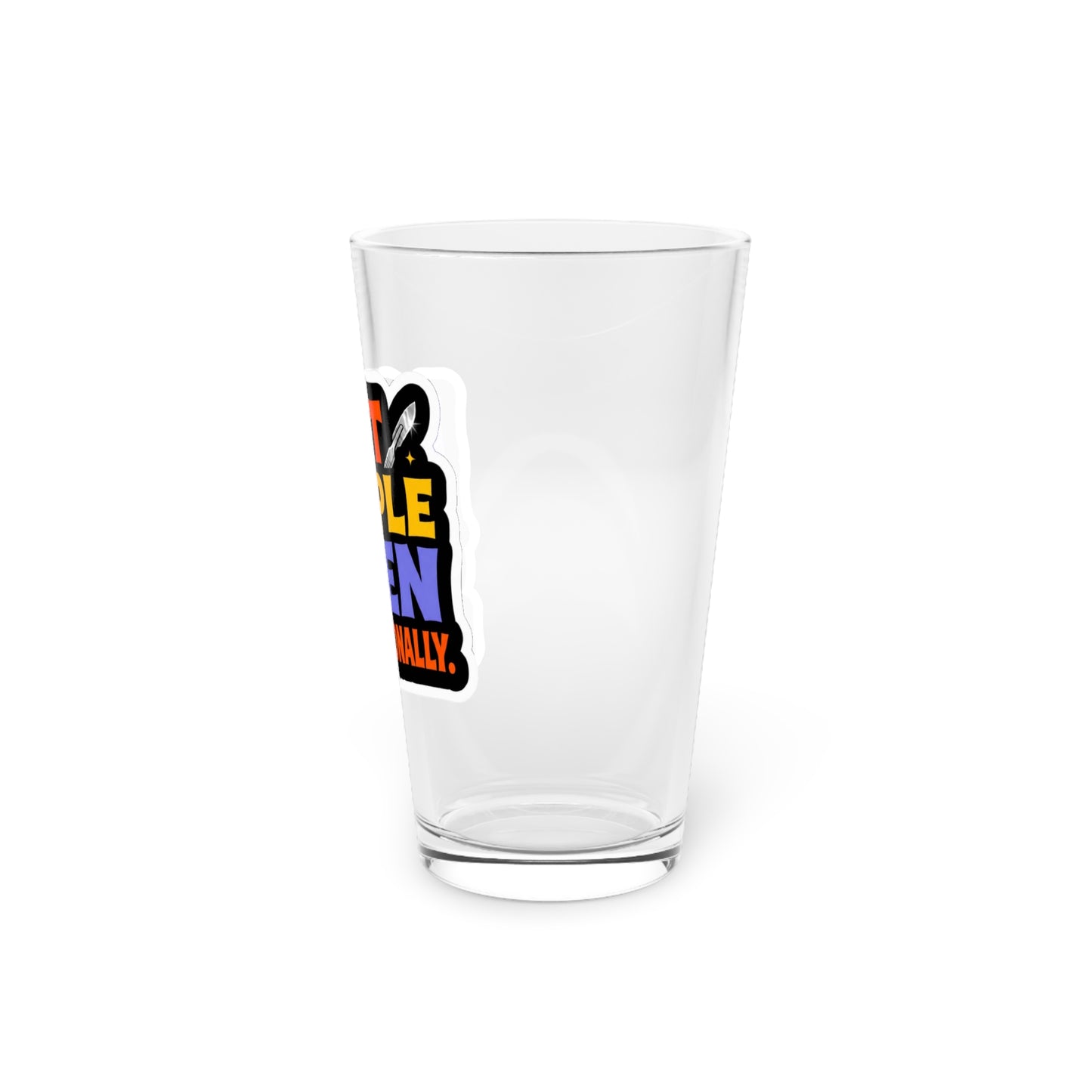 I cut people open professionally Beer Glass
