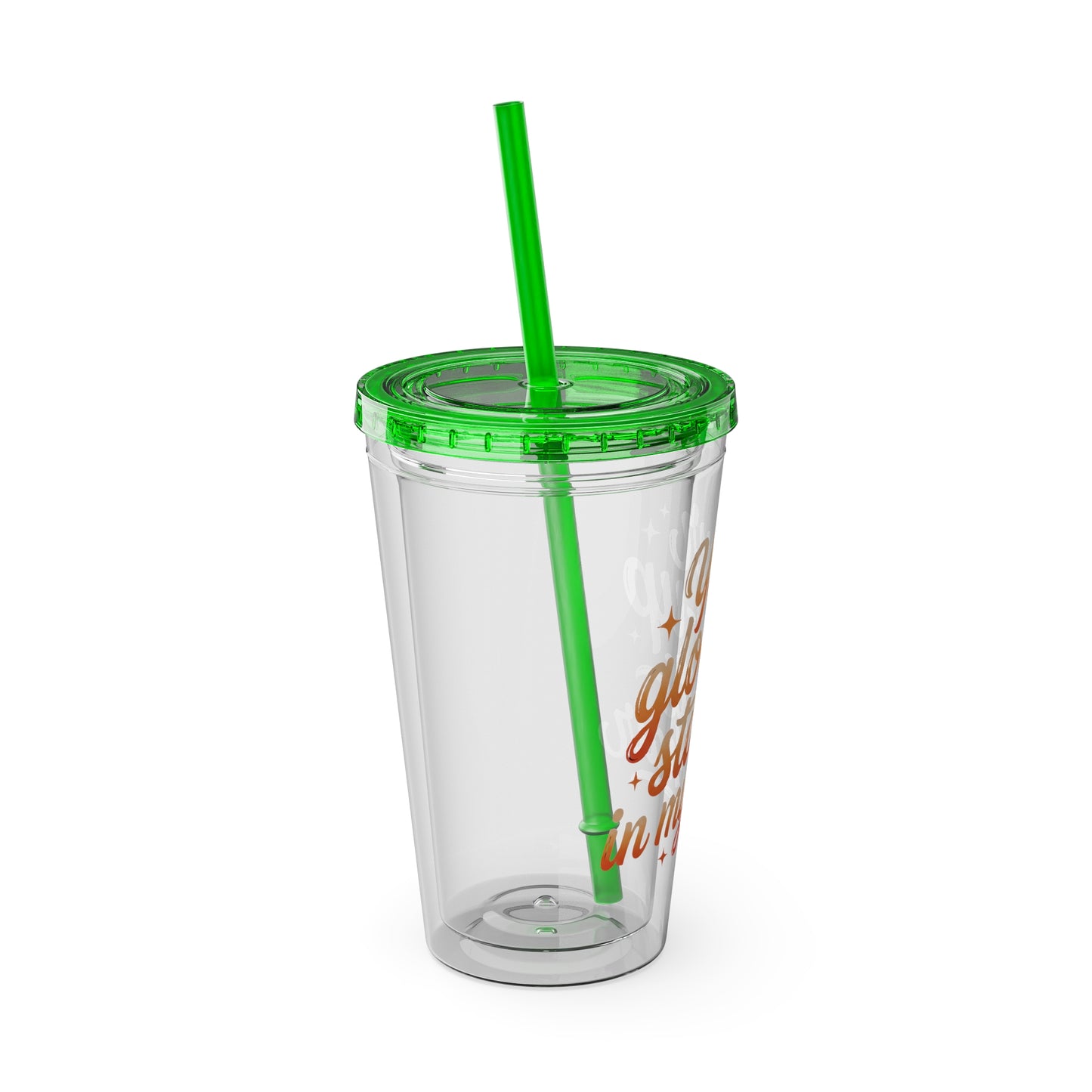 Your glow up starts in my chair Clear Insulated Cup