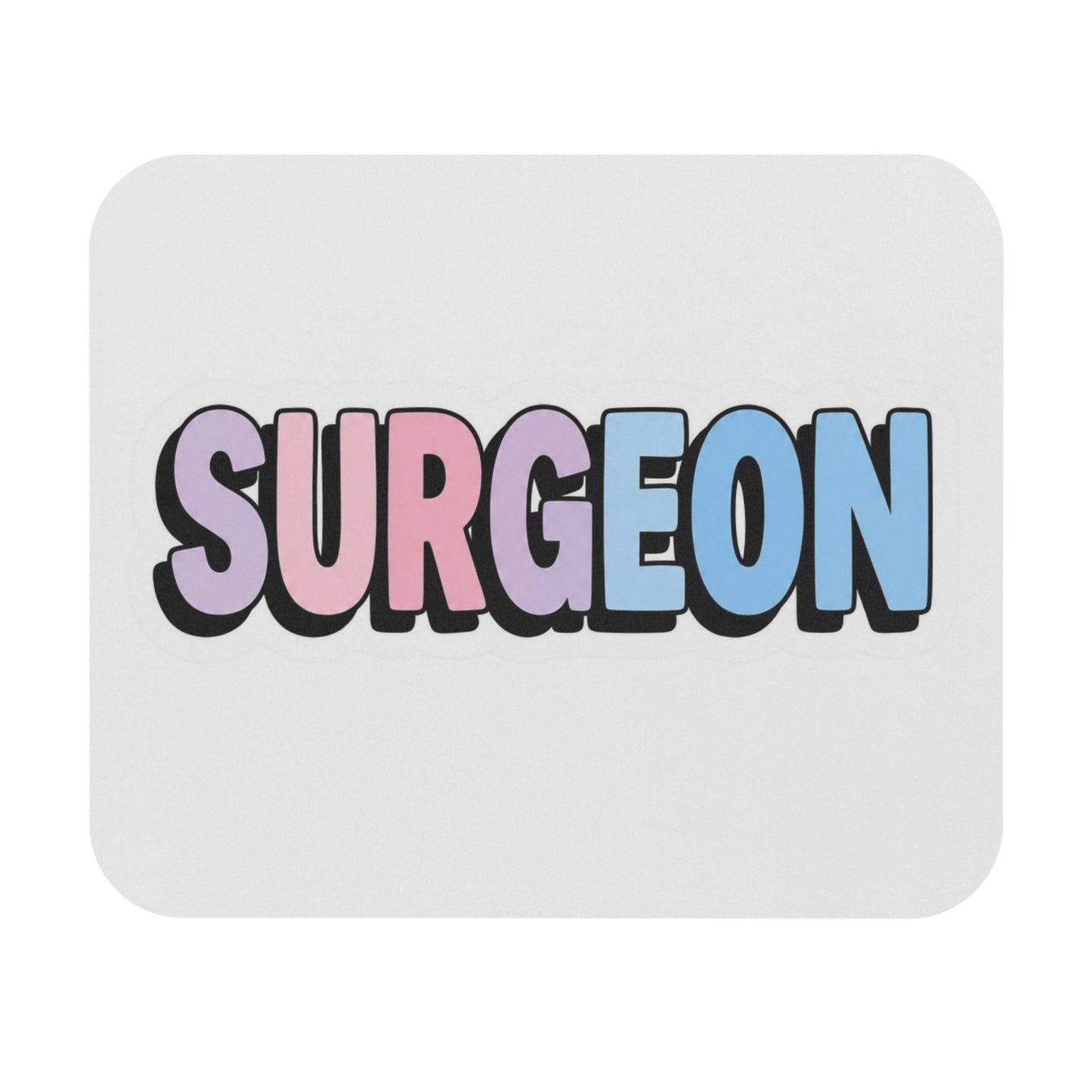 SURGEON faux sticker Mouse Pad