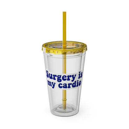Surgery is my cardio Clear Insulated Cup
