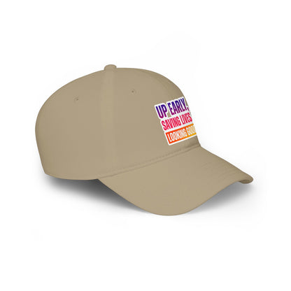 Up early, saving lives, looking good Baseball Cap