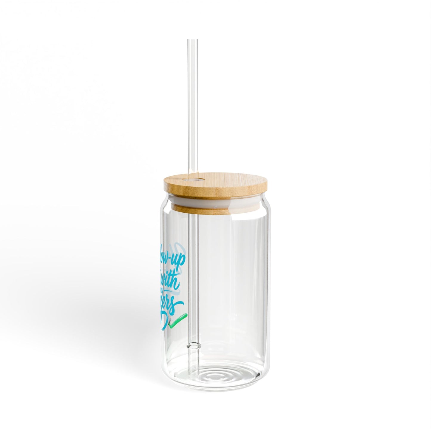 Your glow up starts with my tweezers Sipper Glass