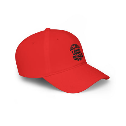 Quiet moves. Loud income Baseball Cap