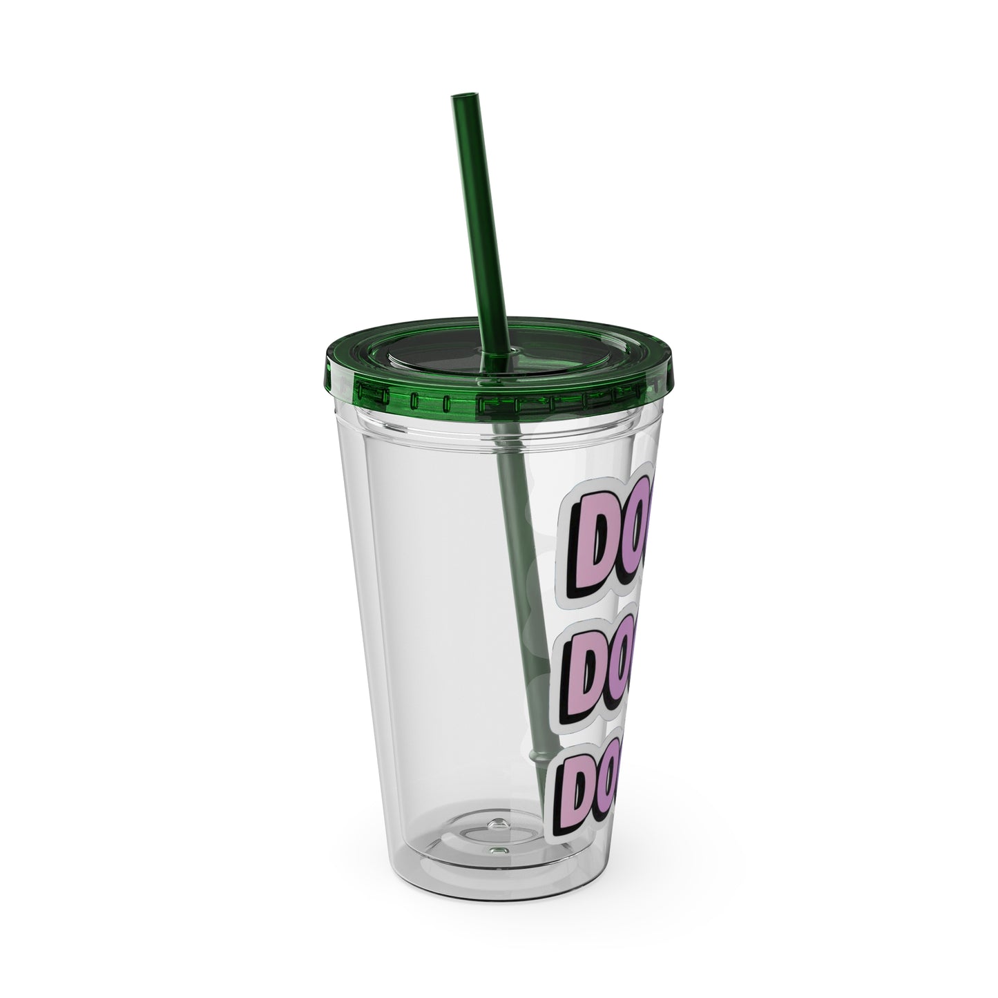 DOCTOR faux sticker Clear Insulated Cup