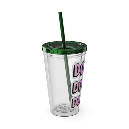 DOCTOR faux sticker Clear Insulated Cup