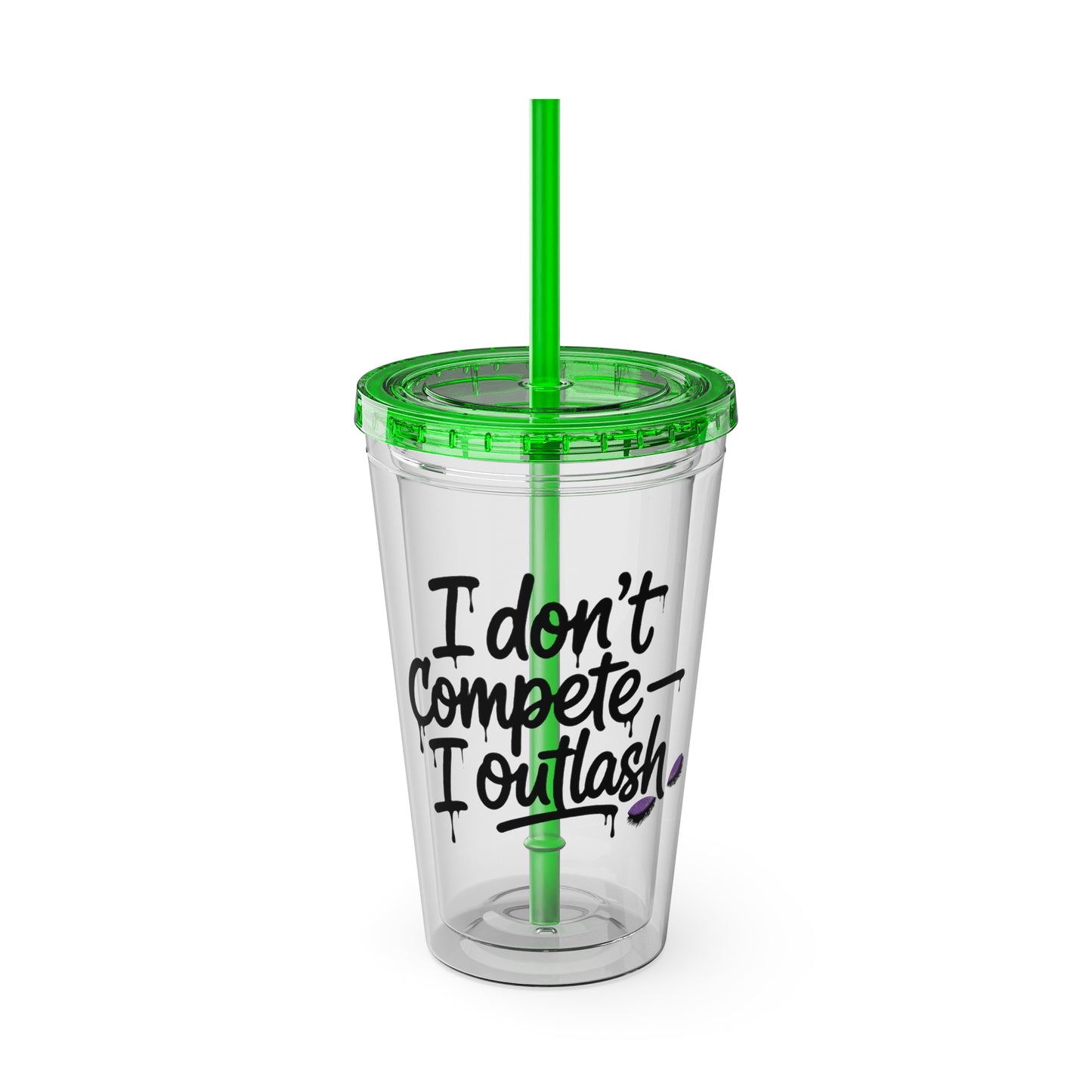 I don't compete I outlash Clear Insulated Cup