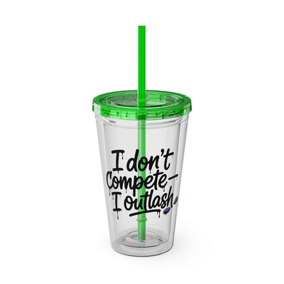 I don't compete I outlash Clear Insulated Cup