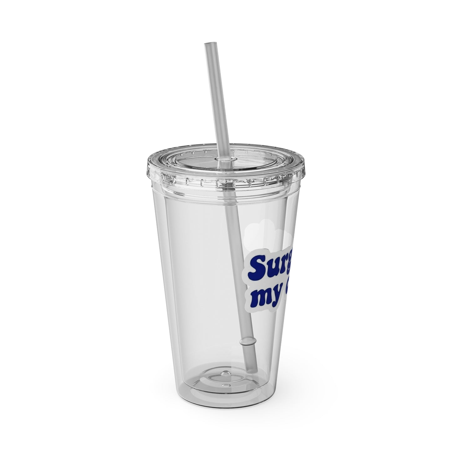 Surgery is my cardio Clear Insulated Cup