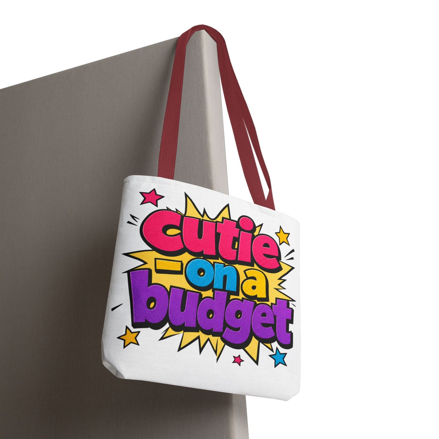 Cutie on a budget Tote Bag