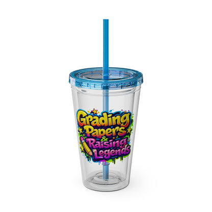 Grading papers & raising legends Clear Insulated Cup