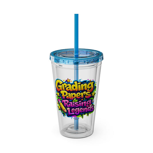 Grading papers & raising legends Clear Insulated Cup