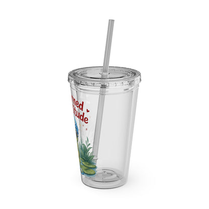 I've earned this attitude Clear Insulated Cup