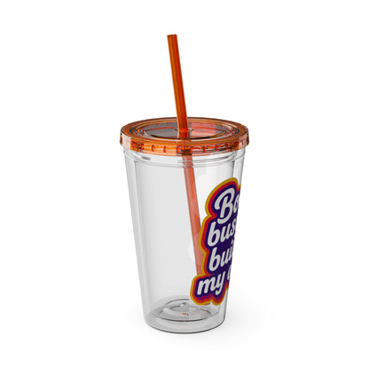 Booked, busy, and building my empire Insulated Cup
