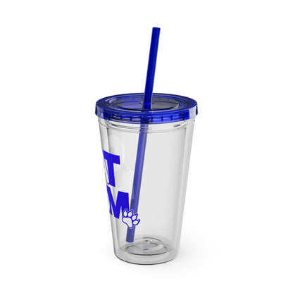 Cat mom blue Insulated Cup