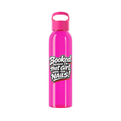 Booked because I'm that girl with the nails Water Bottle