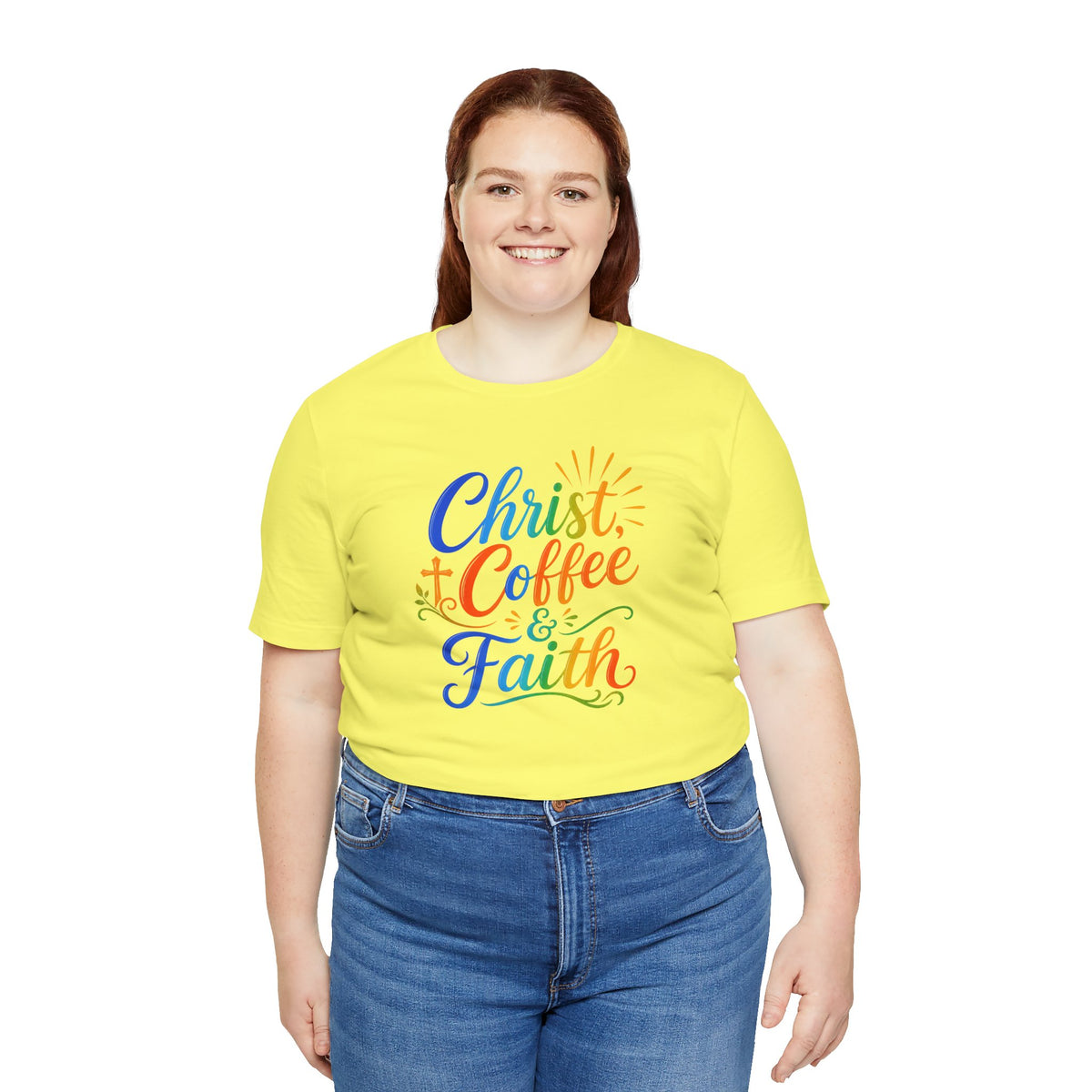 Christ, coffee and faith T-shirt