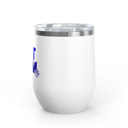 Cat mom blue Tumbler