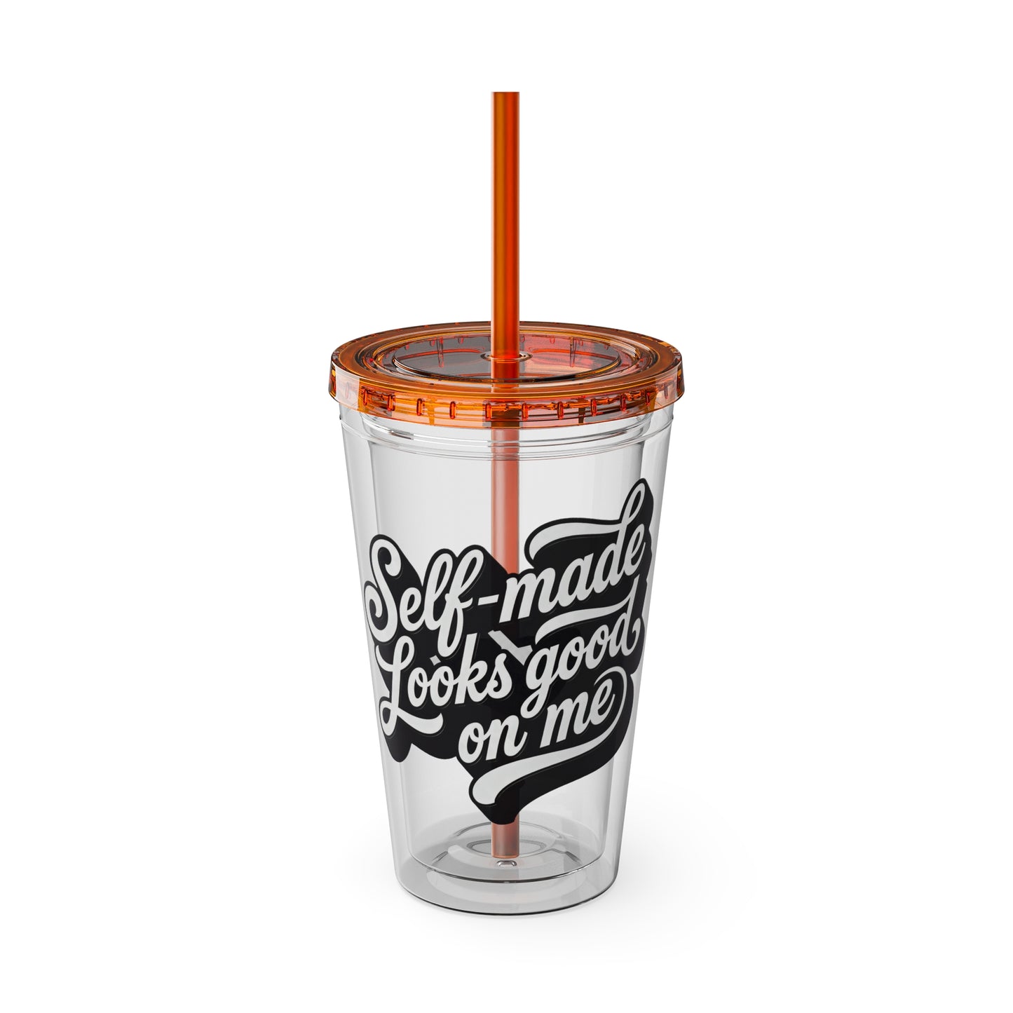 Self-made looks good on me Insulated Cup