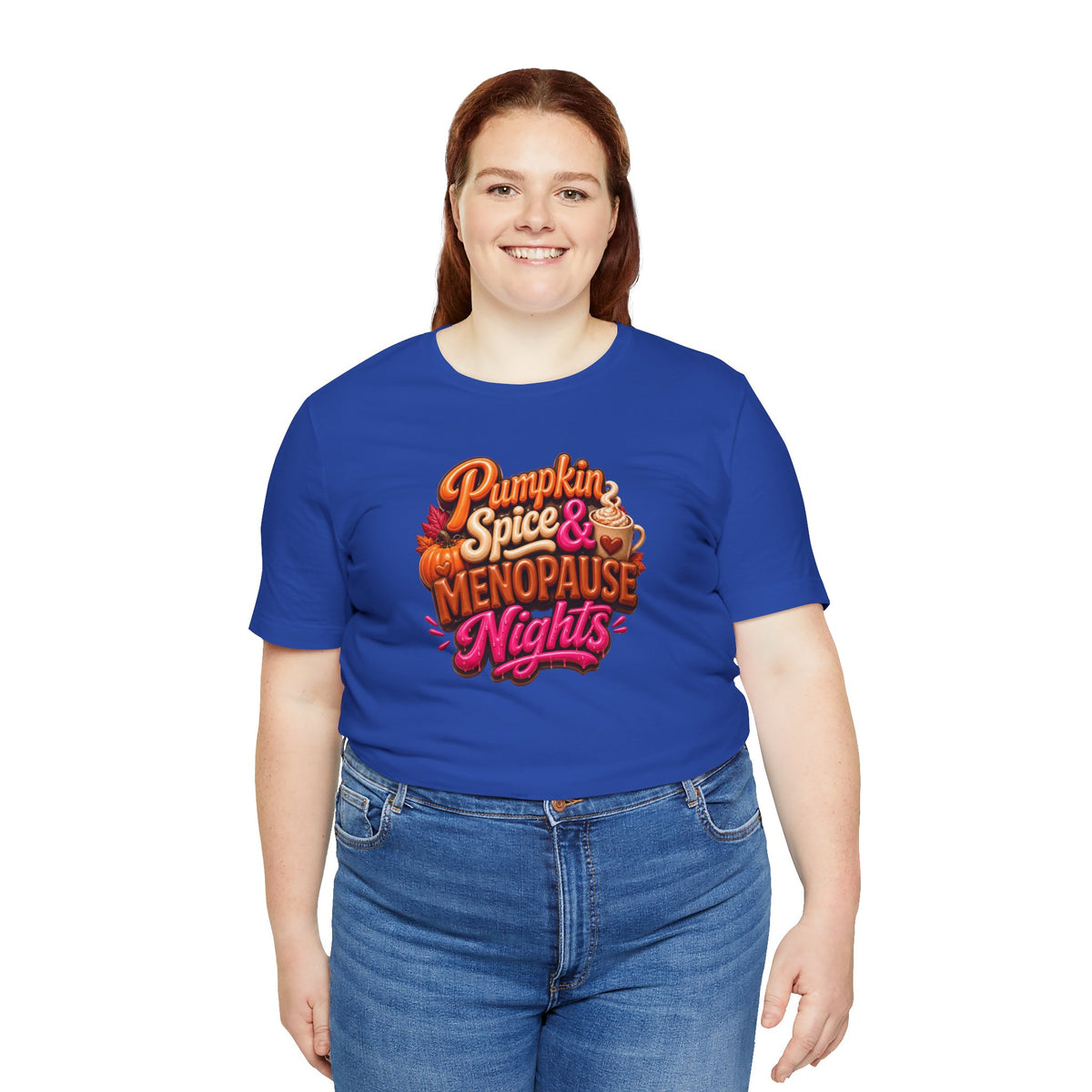 Pumpkin spice & menopause nights T-shirt