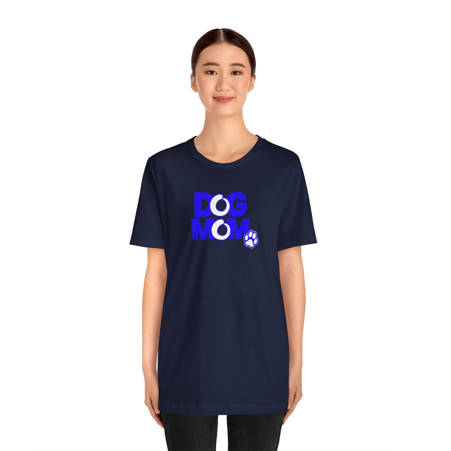 Dog mom blue T-shirt