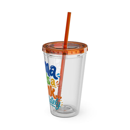 Mama needs a drank immediately Insulated Cup