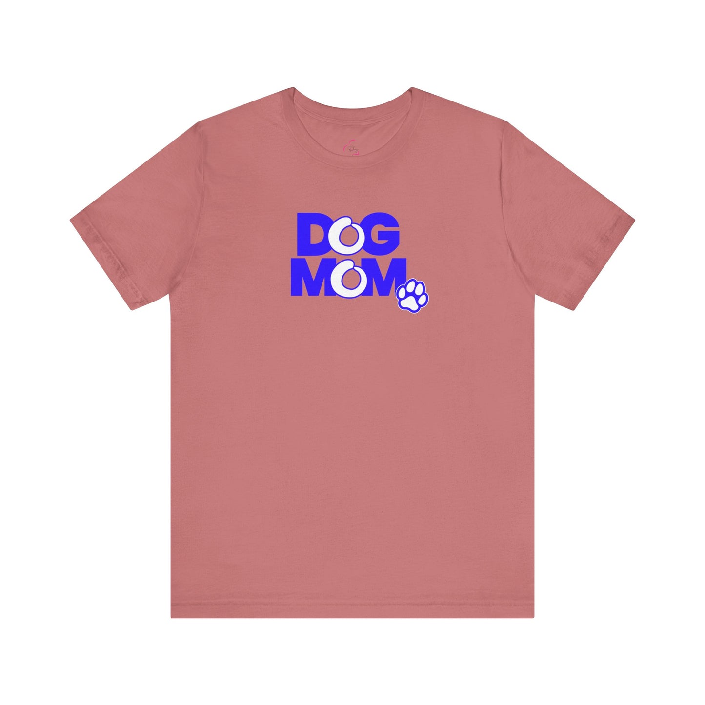 Dog mom blue T-shirt