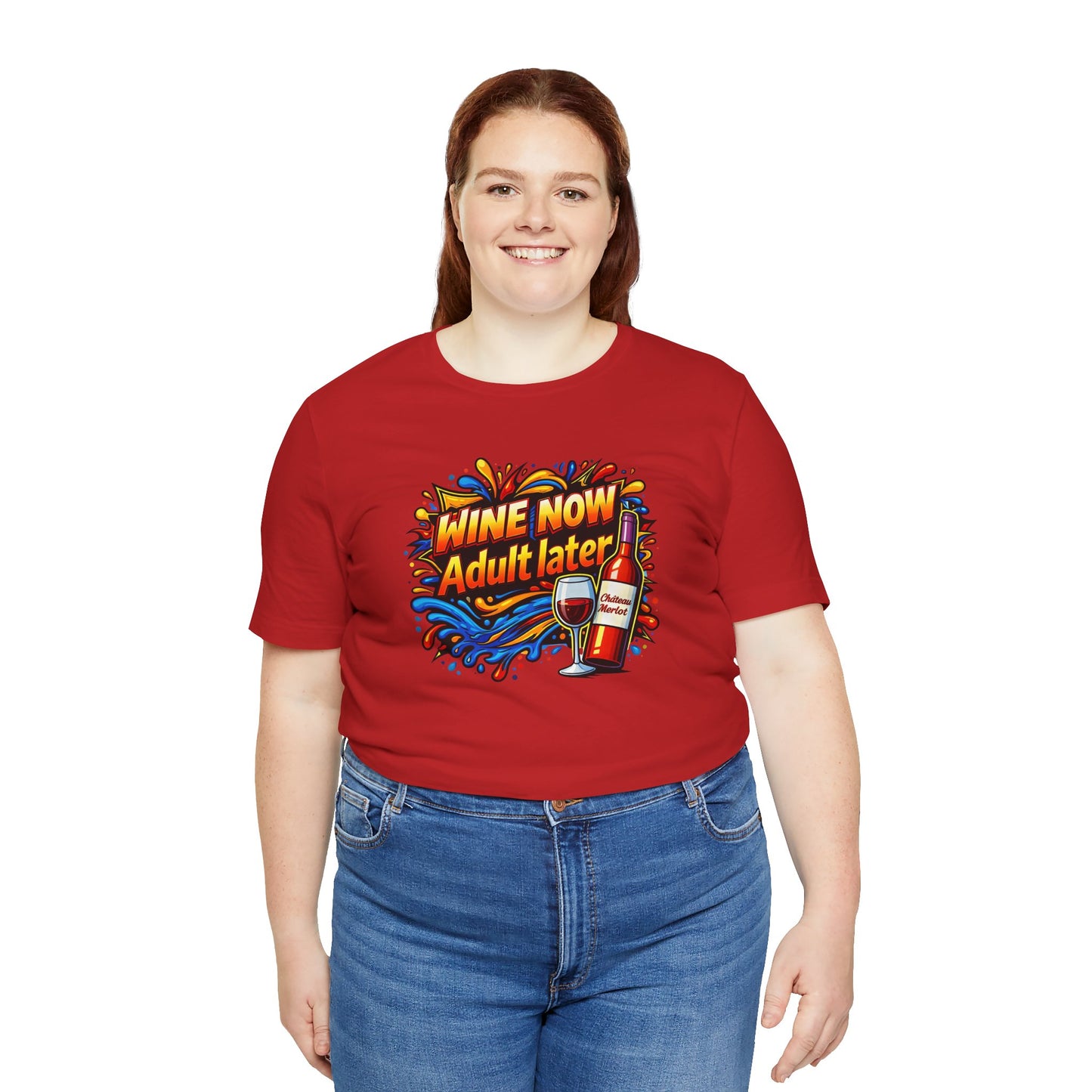 WINE NOW Adult later T-shirt