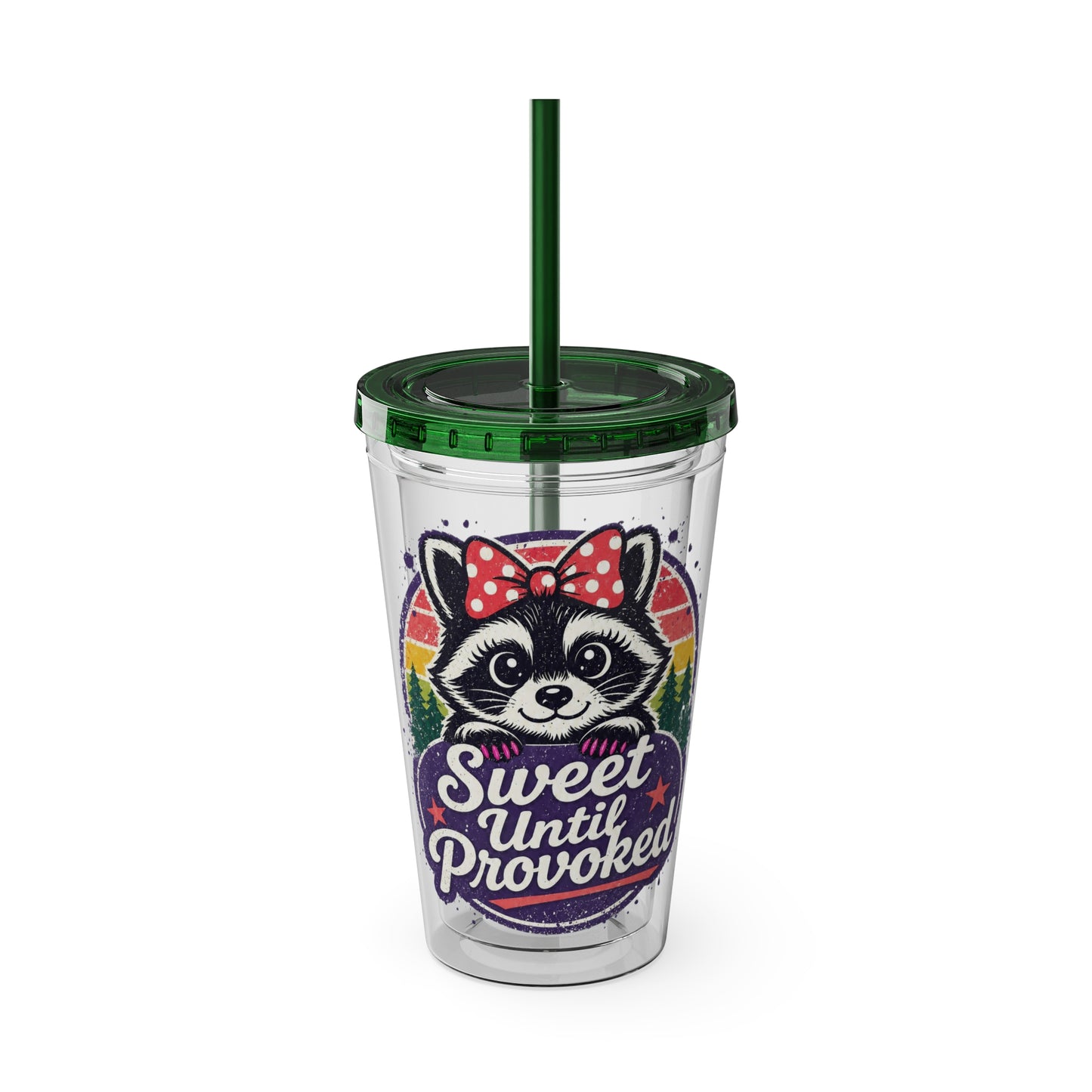 Sweet until provoked Clear Insulated Cup