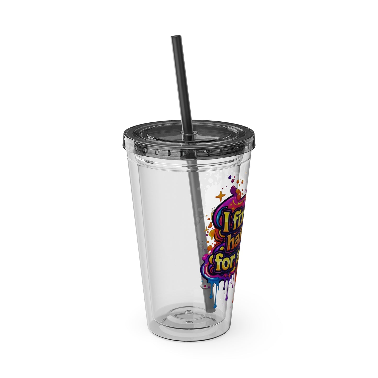 I fix bad hair days for a living Clear Insulated Cup