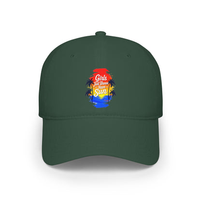 Girls just wanna have sun Baseball Cap