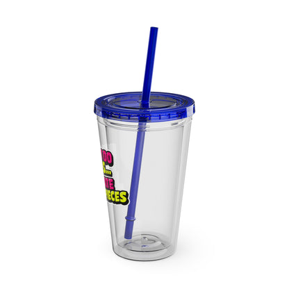 I don't do nails I create masterpieces Clear Insulated Cup