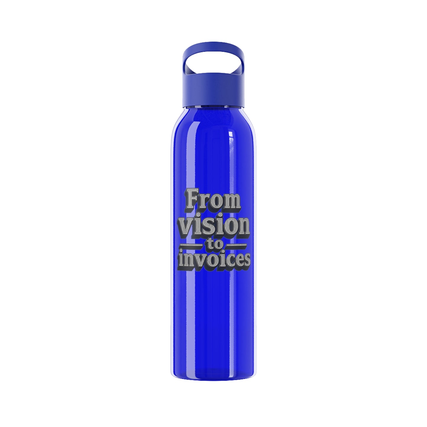 From vision to invoices Water Bottle