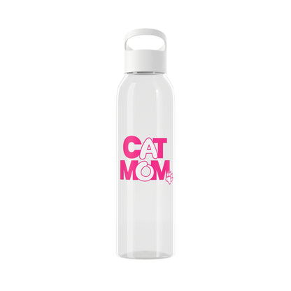 Cat mom pink  Water Bottle