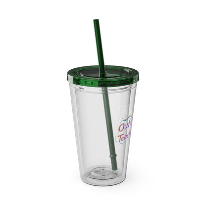 Out of office teacher edition Clear Insulated Cup